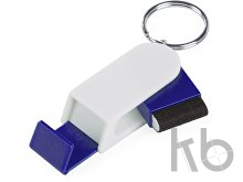 Брелок-подставка для мобильного с очистителем для экрана