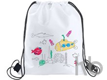 colouring drawstring bag