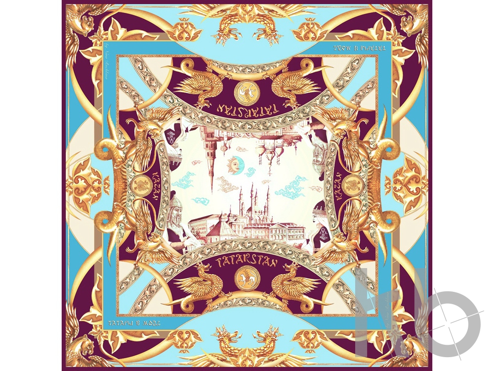 Платок «Казань драгоценная»