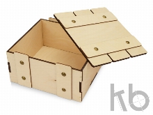 Деревянная подарочная коробка с крышкой «Ларчик»