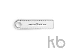 Линейка с лупой