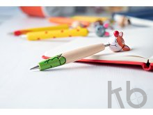 wooden ballpoint pen, fox