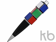 Ручка шариковая с вращающимися кубиками