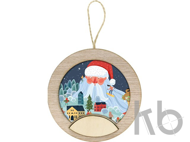 Новогодняя подвеска с подсветкой «Шар» с индивидуальным дизайном