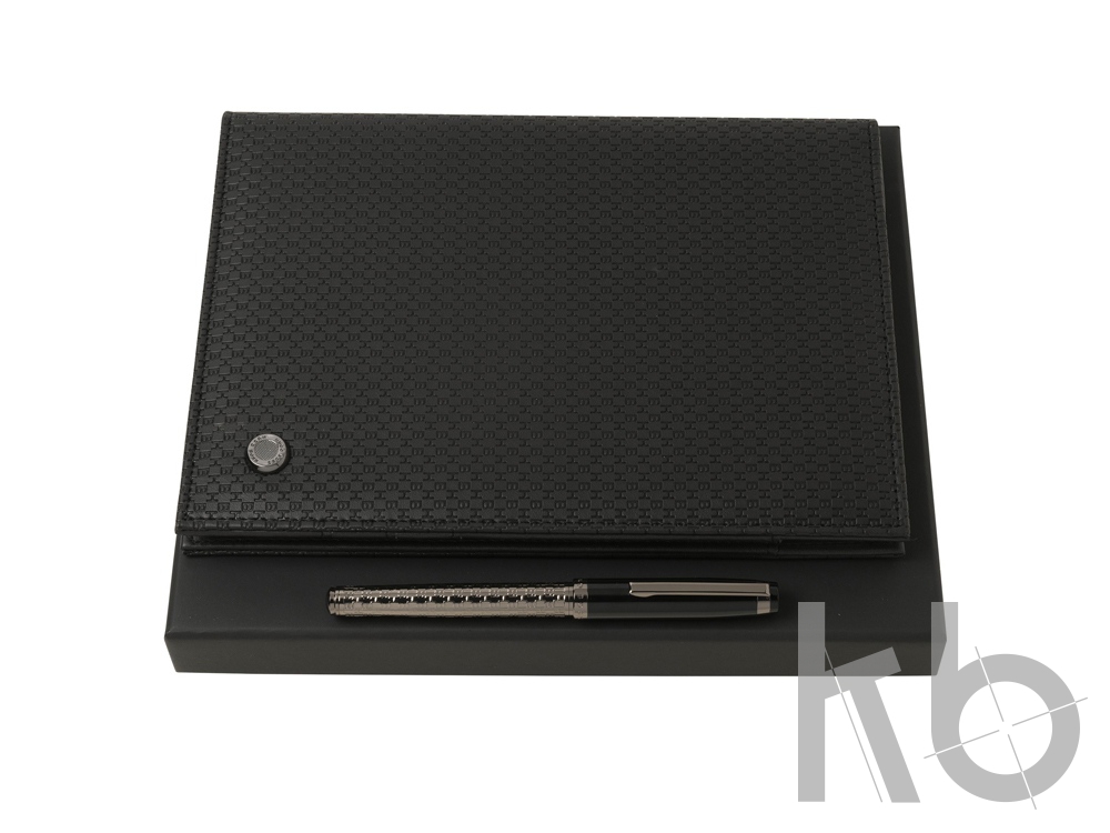 Подарочный набор: конференц-папка А5 с блокнотом, ручка-роллер