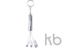 Кабель-брелок micro USB, USB-C и Lightning