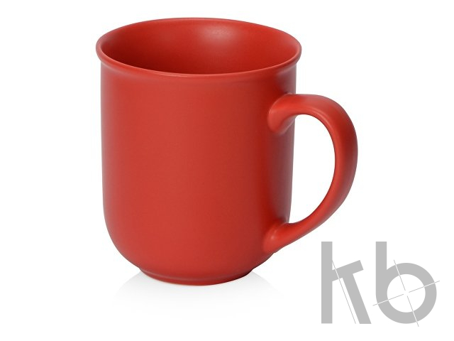 Матовая кружка Susan 380мл в цвете с двух сторон, красный Кружка «Susan», матовая