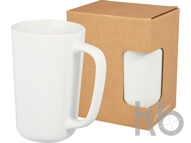 Керамическая кружка Perk объемом 480 мл, белый Керамическая кружка 480 мл «Perk»