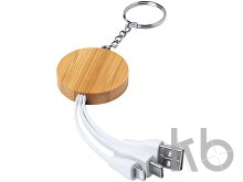 Кабель-брелок micro USB, USB-C и Lightning