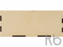 Деревянная подарочная коробка-пенал, L