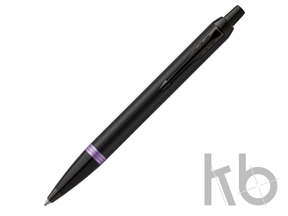 Ручка шариковая Parker «IM Vibrant Rings Flame Amethyst Purple»