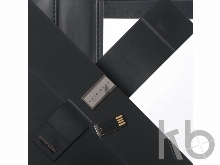 Папка А5 Loop Black с USB-флешкой на 16 Гб