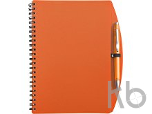 PP notebook with ballpen