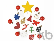 Декоративная елочка c игрушками