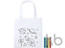 colouring shopping bag