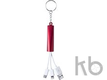 Кабель-брелок micro USB, USB-C и Lightning