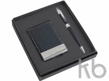 Подарочный набор: визитница, ручка шариковая