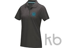 Рубашка поло «Graphite» из натуральных материалов, женская