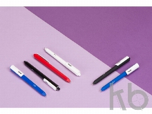 Ручка пластиковая шариковая Pigra  P03 «софт-тач»