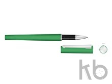 Ручка металлическая роллер «Brush R GUM» soft-touch с зеркальной гравировкой