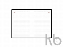 Ежедневник недатированный с магнитным клапаном А5 «Waltz»