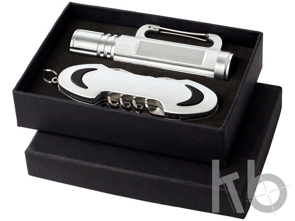 Подарочный набор «Ranger»:фонарик, нож многофункциональный