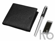 Подарочный набор «Escape»: портмоне, ручка-роллер, флеш-карта на 4 Гб
