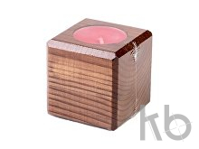 Свеча в декоративном подсвечнике «Вишня»