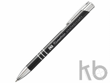 Ручка металлическая шариковая «Moneta» с цветной кнопкой