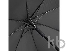 Зонт-трость «Carbon» с куполом из переработанного пластика