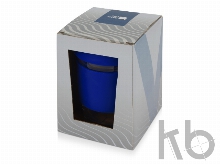 Стеклянный стакан с силиконовой крышкой и манжетой «Monday»