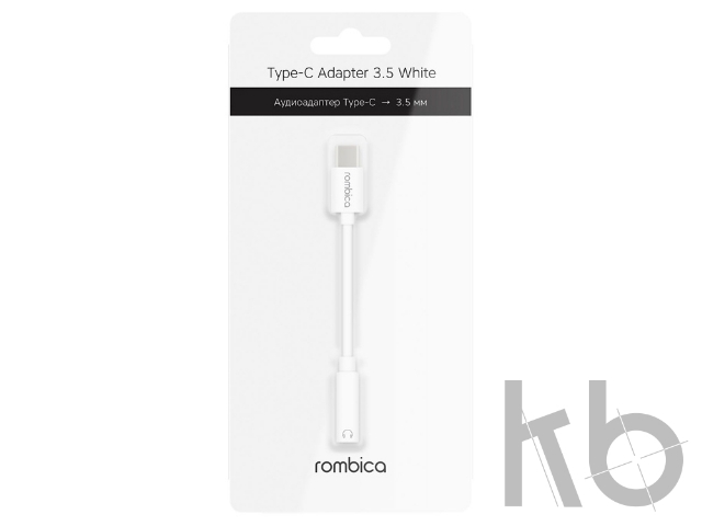 Переходник Type-C Adapter 3.5 White