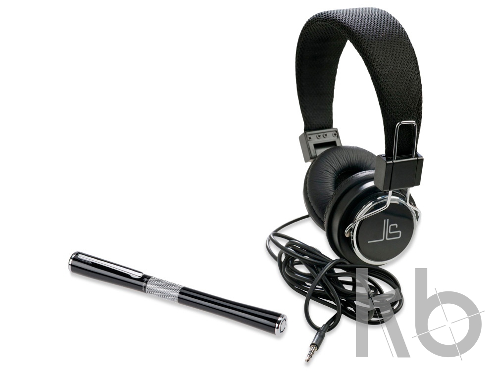 Набор: дизайнерские наушники, ручка-роллер