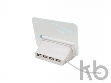 USB Hub 4 порта с часами